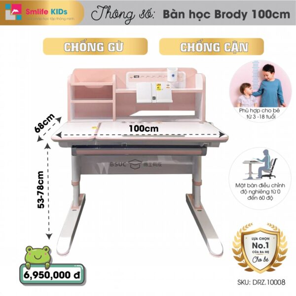 Ban hoc thong minh Brody 100cm DRZ.10008 2 | SMLIFE