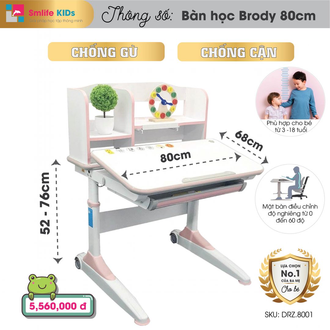 Ban hoc thong minh Brody 80cm 2 | SMLIFE