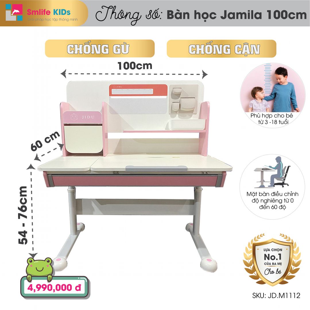 Ban hoc thong minh Jamila 100cm 2 | SMLIFE