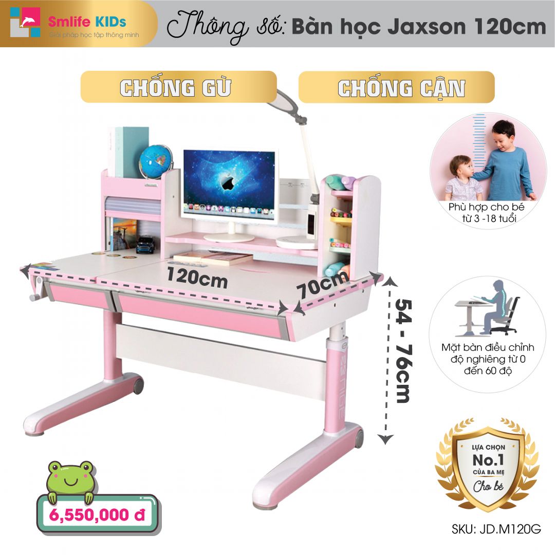 Ban hoc thong minh Jaxson 120cm 2 | SMLIFE