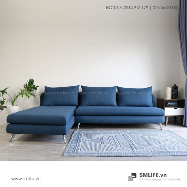 Sofa góc L Elain - Xanh đậm