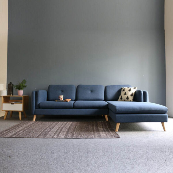 Sofa góc L Euphemia - Xanh Đậm