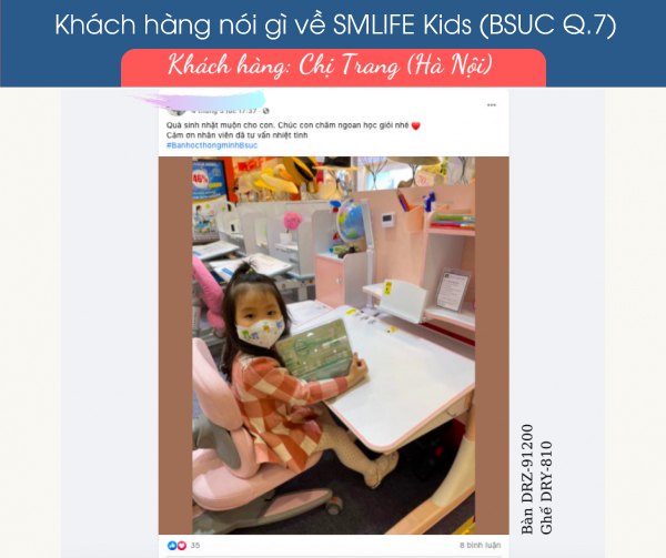 Ban hoc thong minh SMLIFE Kids Nhan xet tu khach hang 1 | SMLIFE