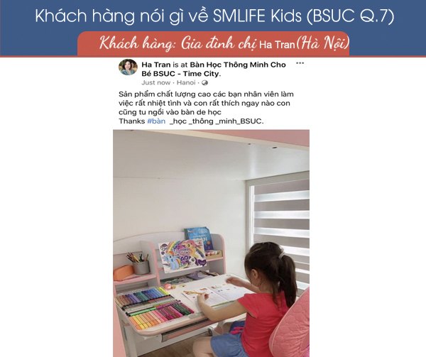 Ban hoc thong minh SMLIFE Kids Nhan xet tu khach hang 111 | SMLIFE