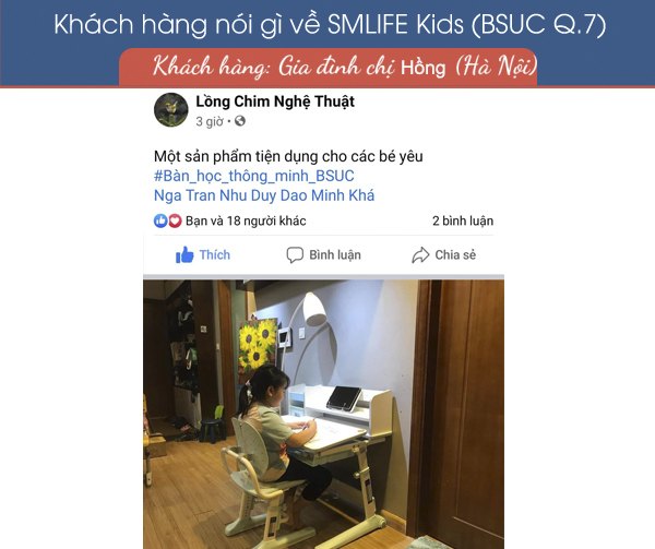Ban hoc thong minh SMLIFE Kids Nhan xet tu khach hang 112 | SMLIFE