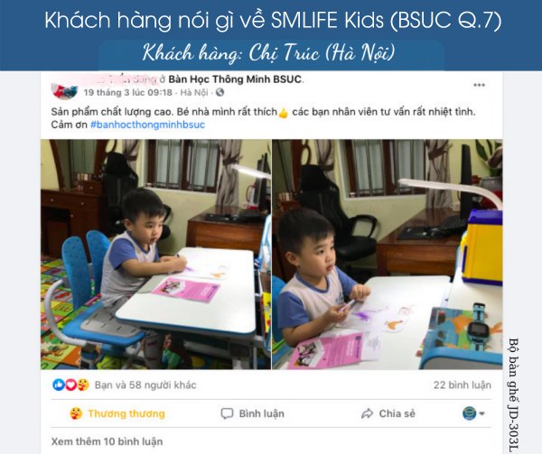 Ban hoc thong minh SMLIFE Kids Nhan xet tu khach hang 19 | SMLIFE