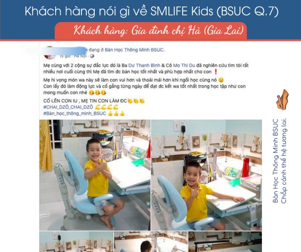 Ban hoc thong minh SMLIFE Kids Nhan xet tu khach hang 22 | SMLIFE