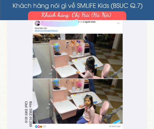 Ban hoc thong minh SMLIFE Kids Nhan xet tu khach hang 3 | SMLIFE