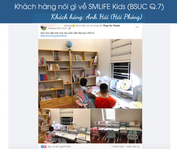 Ban hoc thong minh SMLIFE Kids Nhan xet tu khach hang 58 | SMLIFE