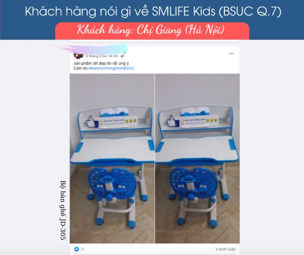 Ban hoc thong minh SMLIFE Kids Nhan xet tu khach hang 7 | SMLIFE