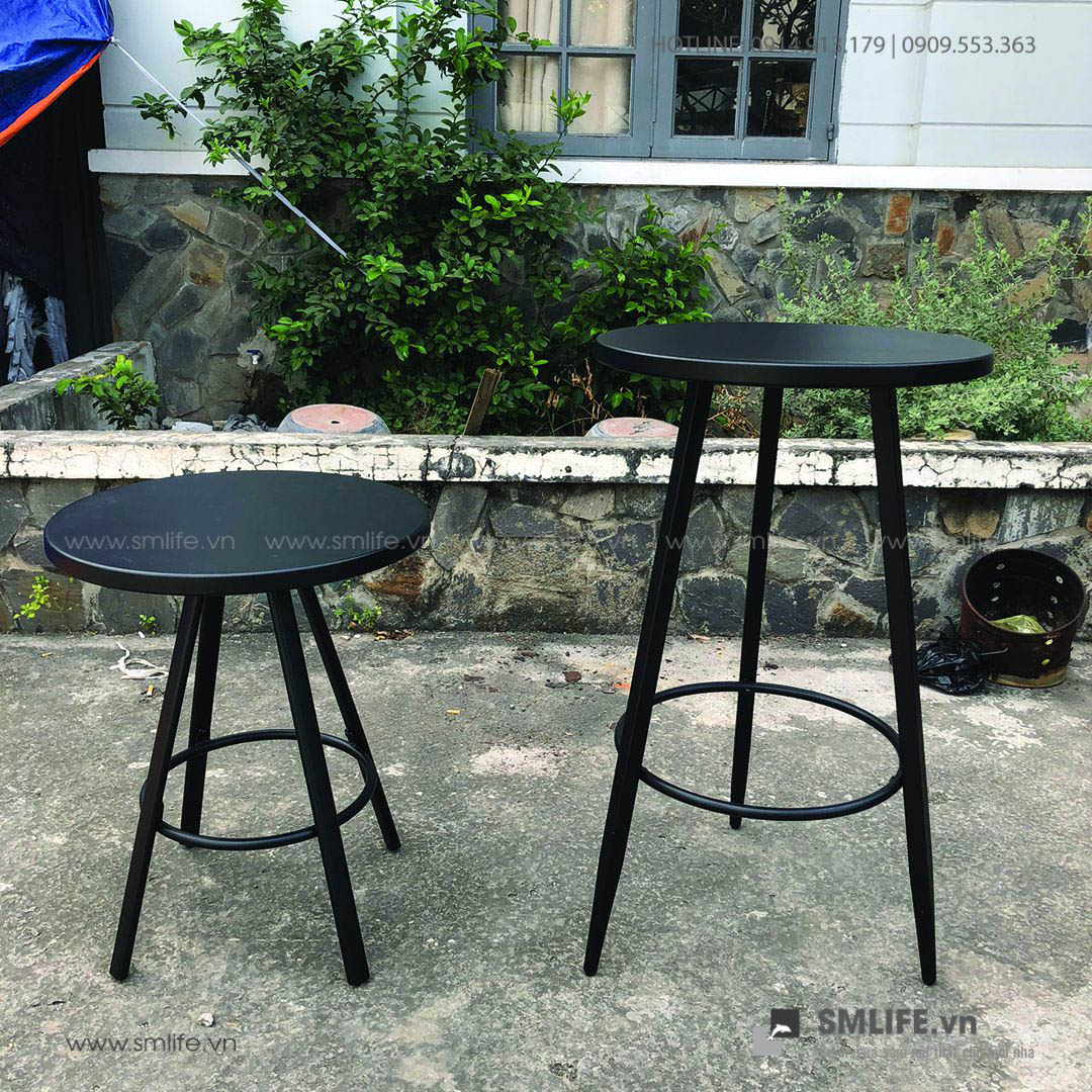 Bàn cafe ngoài trời thép sơn tĩnh điện Fable (3)