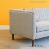 Sofa băng Crystal – Xám