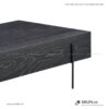 Bàn sofa gỗ sồi hình hộp chữ nhật sang trọng Clary 1C | SMLIFE.vn