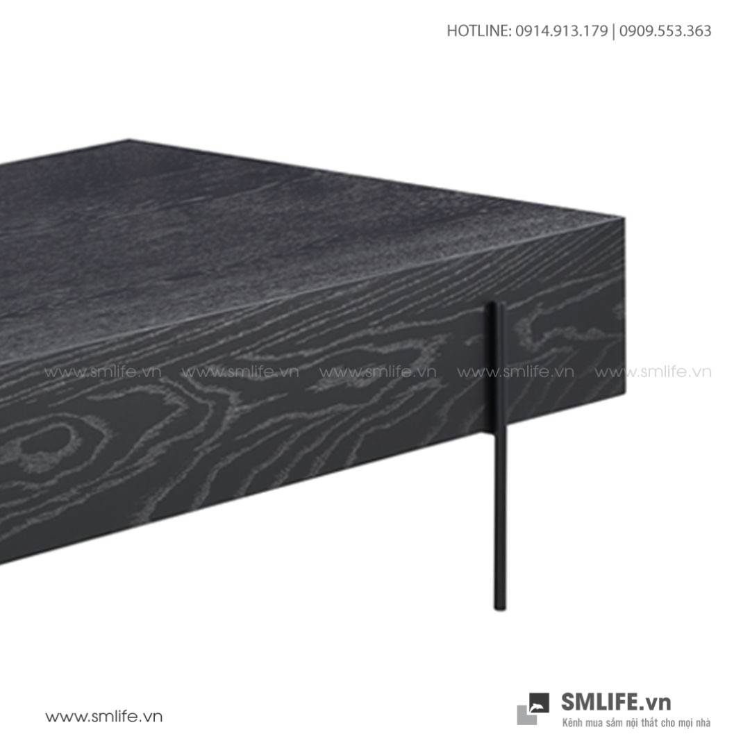 Ban sofa Clary 1C 3 Bàn sofa gỗ sồi hình hộp chữ nhật sang trọng Clary 1C | SMLIFE.vn