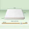 Nệm Memory Foam Bảo vệ cột sống 12.7cm (2)