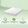 Nệm Memory Foam cuộn hút chân không 3 lớp thế hệ mới 20cm (1)