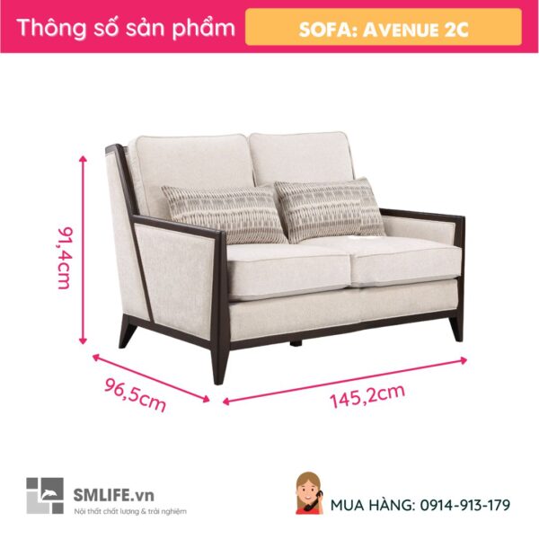 Ghế sofa Avenue 2C (2)