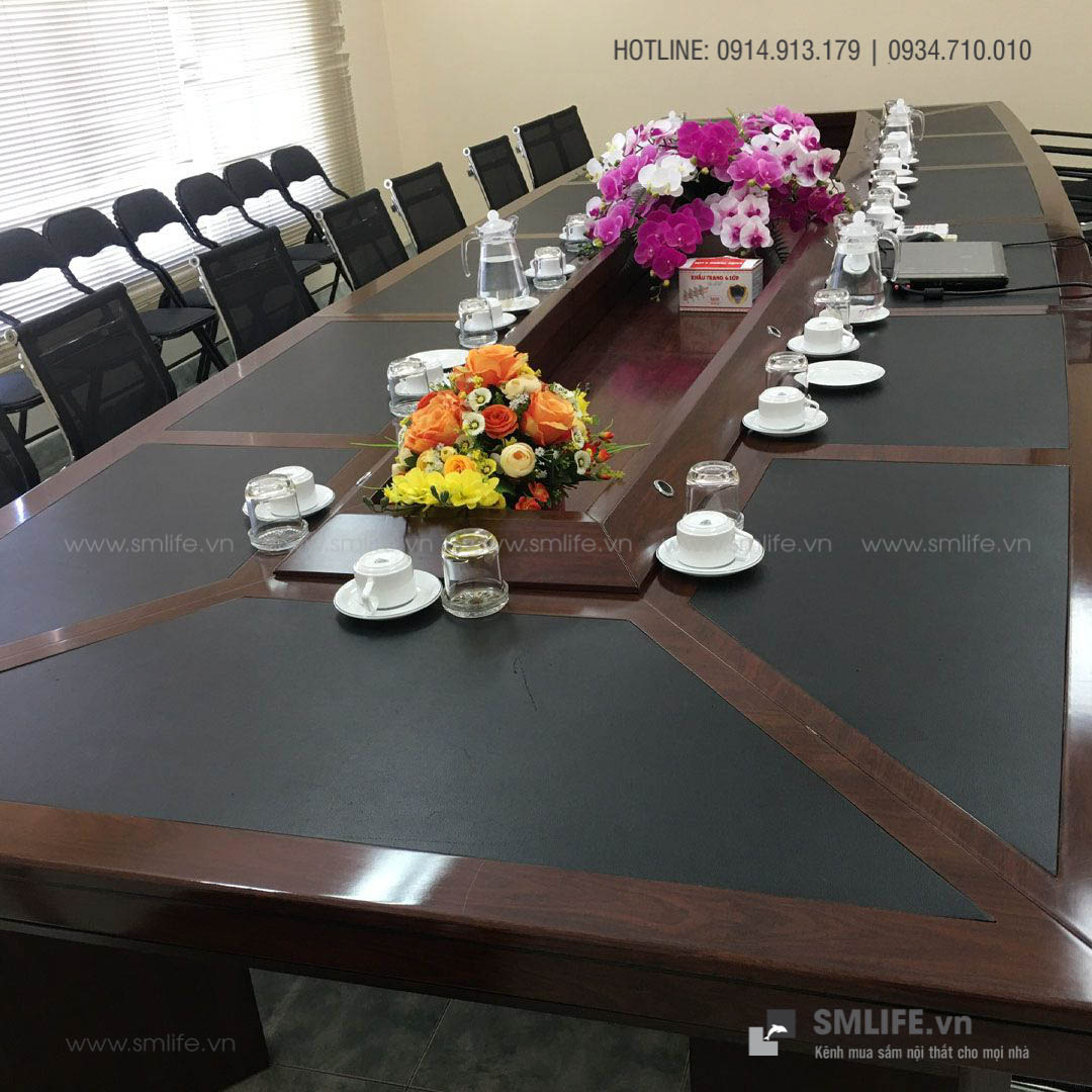 ban hop van phong cao cap 6m dagwood smlifevn 3 Bàn họp văn phòng cao cấp 6m Dagwood | SMLIFE.vn