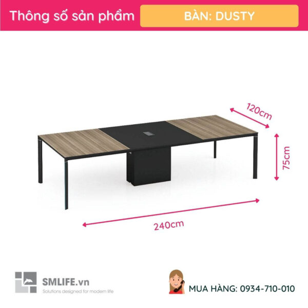 Bàn họp văn phòng hiện đại Dusty | SMLIFE.vn