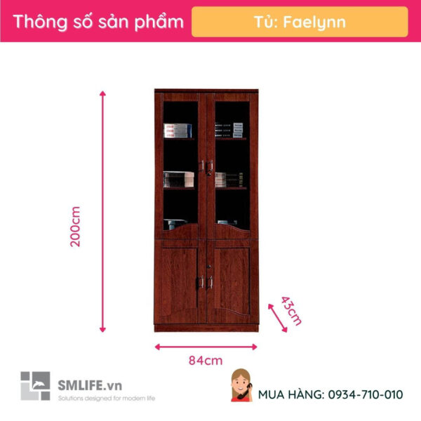 Tủ đựng hồ sơ văn phòng Faelynn | SMLIFE.vn