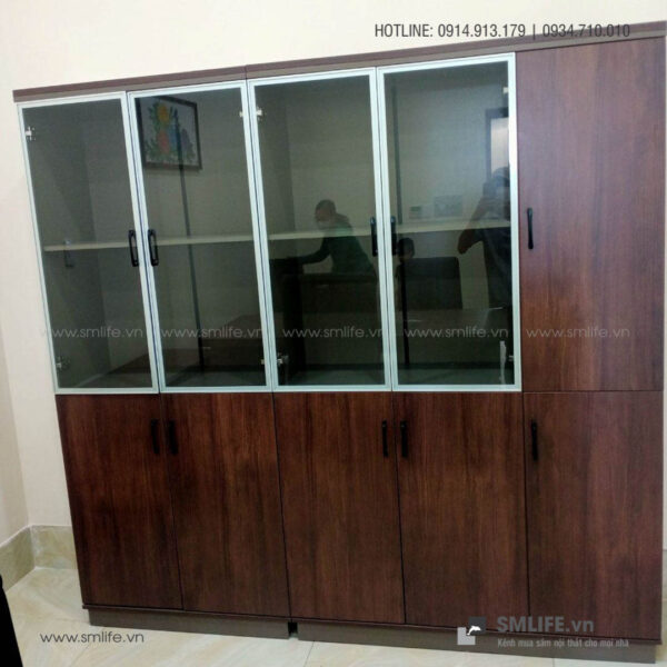 Tủ tài liệu gỗ văn phòng Fareena | SMLIFE.vn