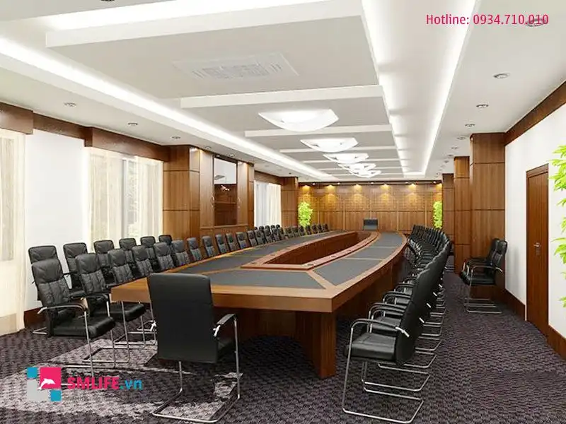 Ghế chân quỳ bọc da sang trọng thường xuất hiện trong các phòng họp cấp cao | SMLIFE.vn
