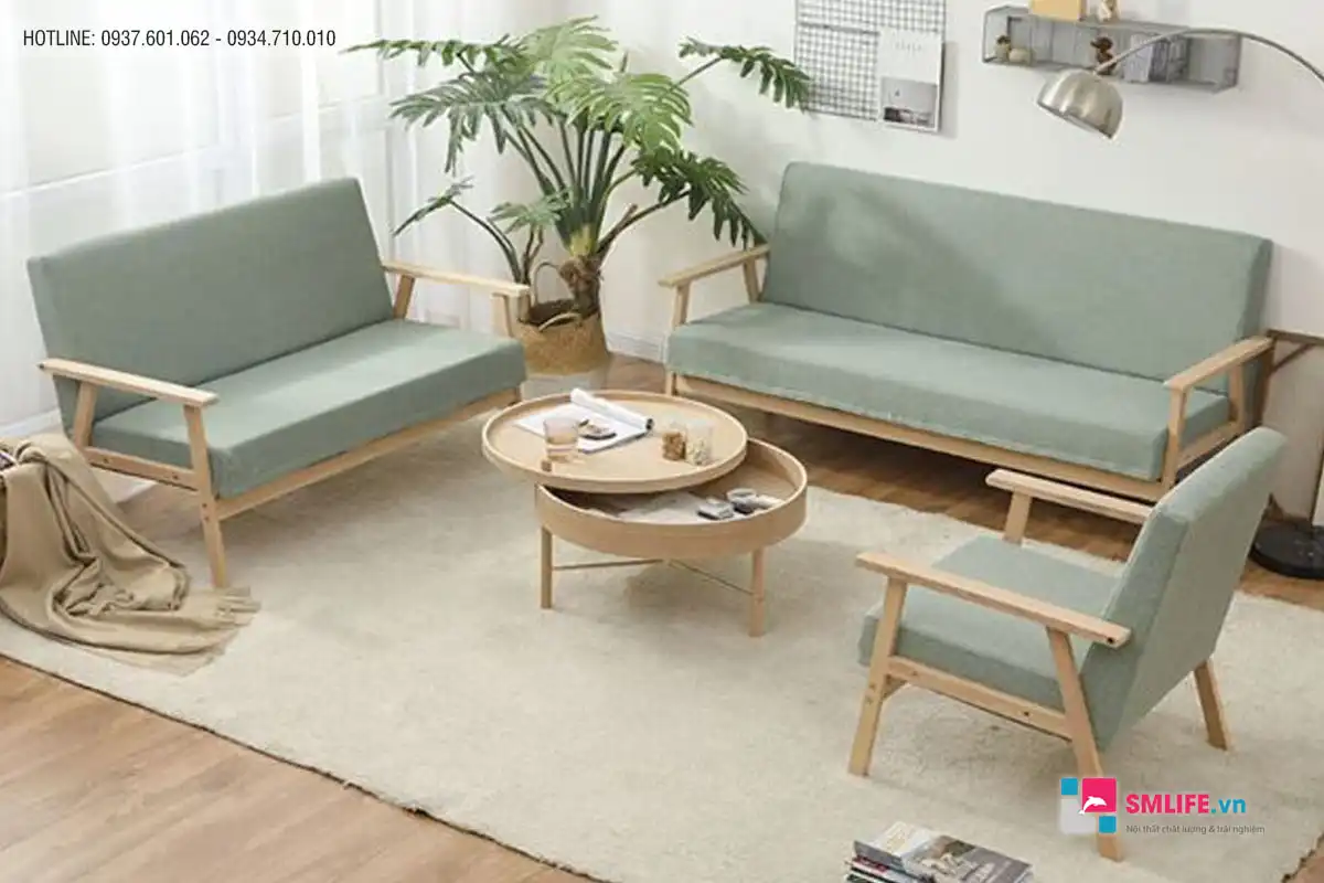 Sử dụng gỗ thông để làm sofa | SMLIFE.vn