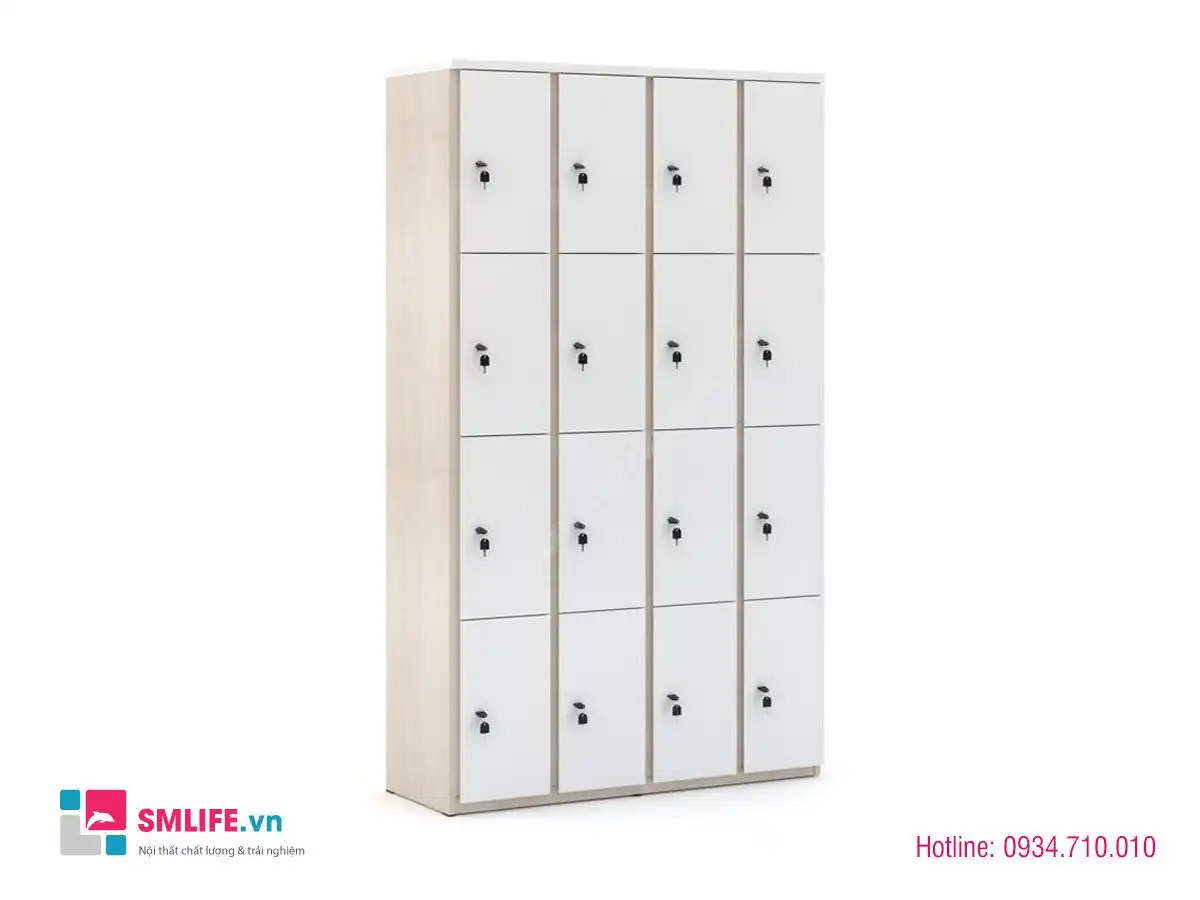Tủ đựng đồ cá nhân hay còn được gọi là tủ locker văn phòng | SMLIFE.vn