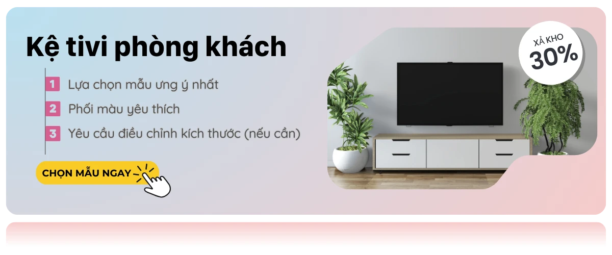 Kệ tivi - Menu banner