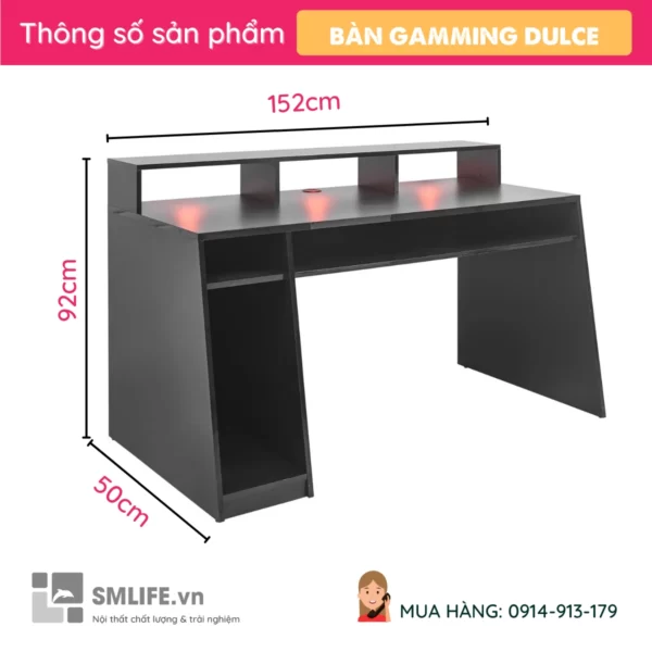 Bàn chơi game tại nhà hiện đại Dulce (2)