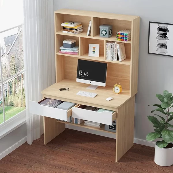 Bàn làm việc gỗ MDF kết hợp tủ Daruan