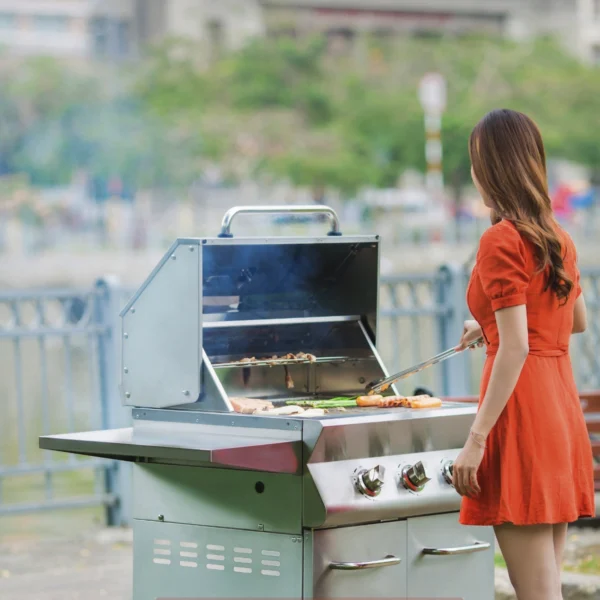 Lò nướng BBQ CSPS 147cm - 03 đầu đốt (11)