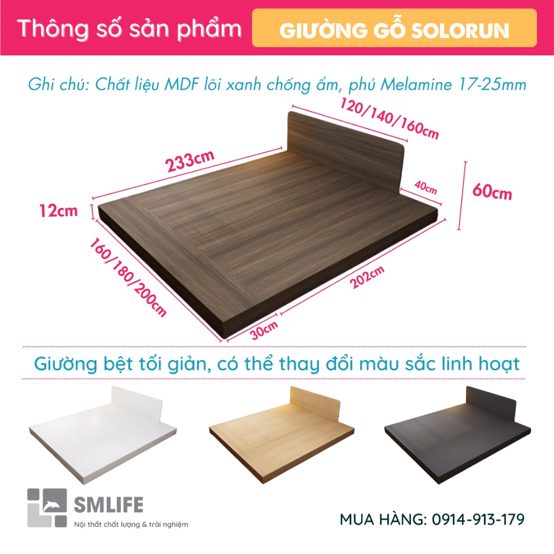 Giuong bet Tatami thap kieu Nhat gia re Solorun 2