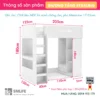 Giường tầng gỗ MDF thiết kế hiện đại Starling (2)