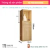 Tủ thờ phòng khách đẹp hiện đại Bocong (2)