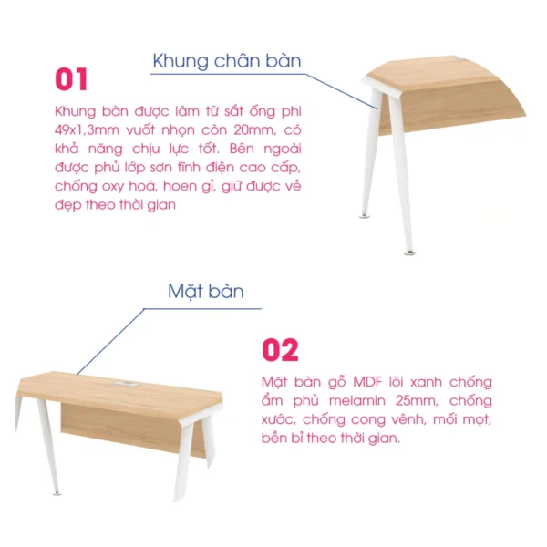 Bàn chân sắt vuốt phi mặt gỗ CVPYG (3)