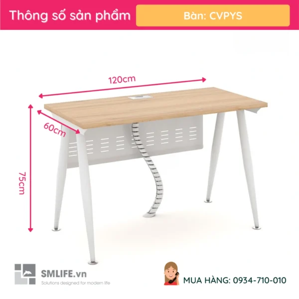 Bàn chân sắt vuốt phi mặt gỗ CVPYS (2)