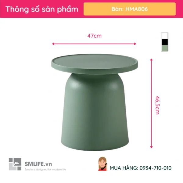 Ban sofa nhua nho gon hien dai HMA806 2