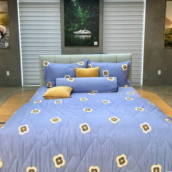 Bo Drap ga trai giuong hien dai Tencel Bong nhieu size DTB33