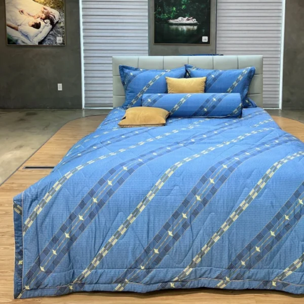 Bo Drap ga trai giuong hien dai Tencel Bong nhieu size DTB44