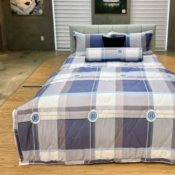 Bo Drap ga trai giuong hien dai Tencel Bong nhieu size DTB51