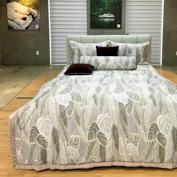 Bo Drap ga trai giuong hien dai Tencel Bong nhieu size DTB54