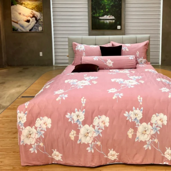 Bo Drap ga trai giuong hien dai Tencel Bong nhieu size DTB56