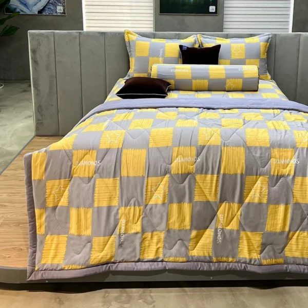 Bo Drap ga trai giuong hien dai Tencel Bong nhieu size DTB61 2