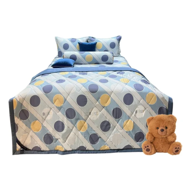 Bo Drap ga trai giuong hien dai Tencel Bong nhieu size DTB62 2 1