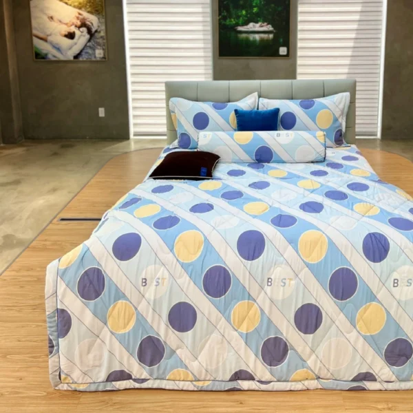 Bo Drap ga trai giuong hien dai Tencel Bong nhieu size DTB62