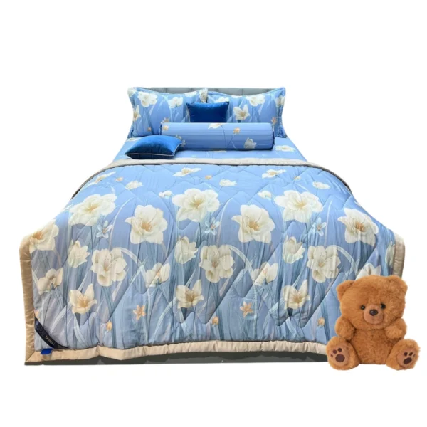 Bo Drap ga trai giuong hien dai Tencel Bong nhieu size DTB64 1