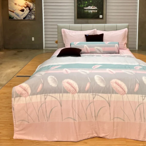 Bo Drap ga trai giuong hien dai Tencel Bong nhieu size DTB66