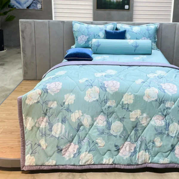 Bo Drap ga trai giuong hien dai Tencel Bong nhieu size DTB67 2