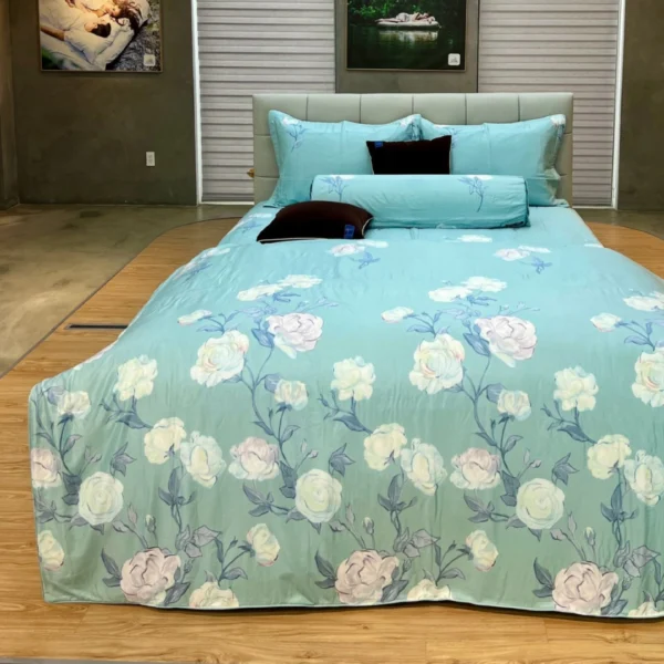 Bo Drap ga trai giuong hien dai Tencel Bong nhieu size DTB67